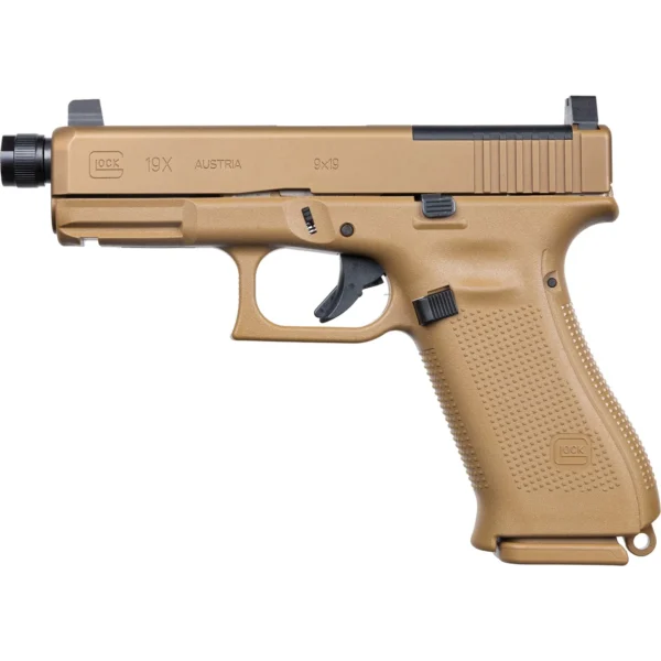 Glock 19x MOS with OEM Threaded Barrel