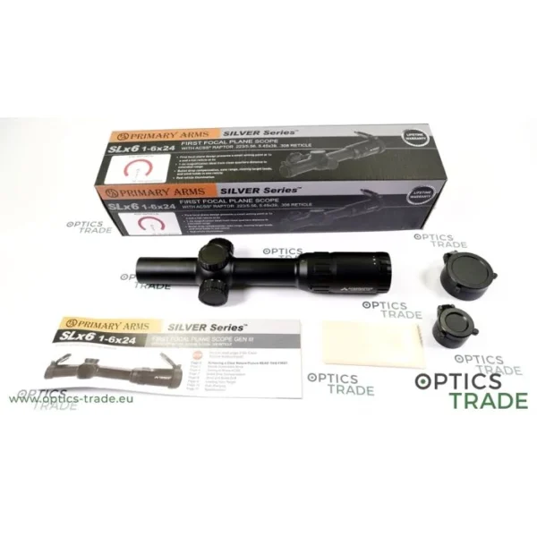 Primary Arms Silver Series First Focal Plane 1x6 With Rings